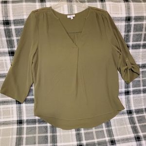 Verte blouse, large, green NWOT